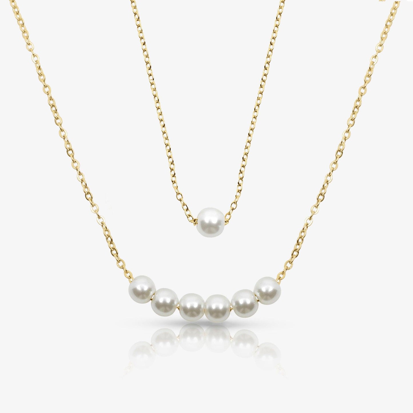 Opalina Pearl 2-Piece Necklace Set