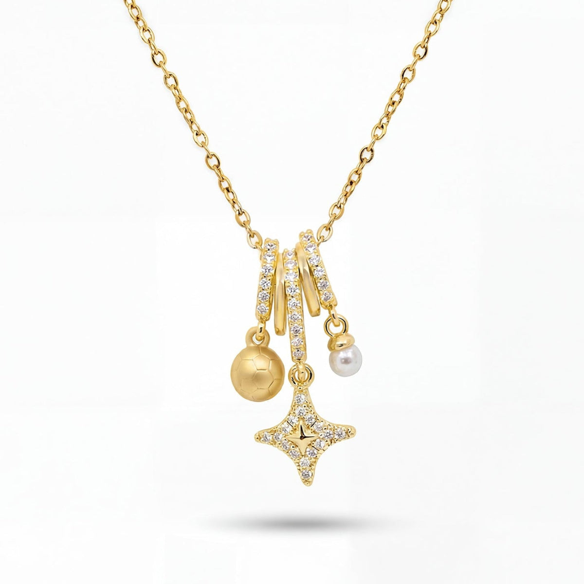 Evry FC Soccer Charm Necklace