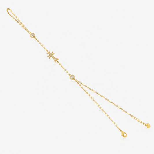 Double Cross Me Hand Chain