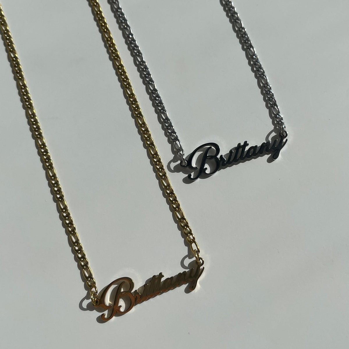Custom/Personalized Nameplate Figaro Necklace
