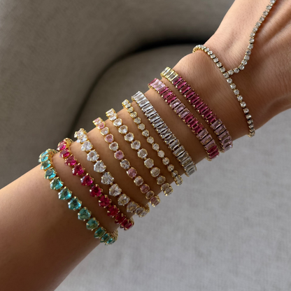 Frost Beam Tennis Bracelet