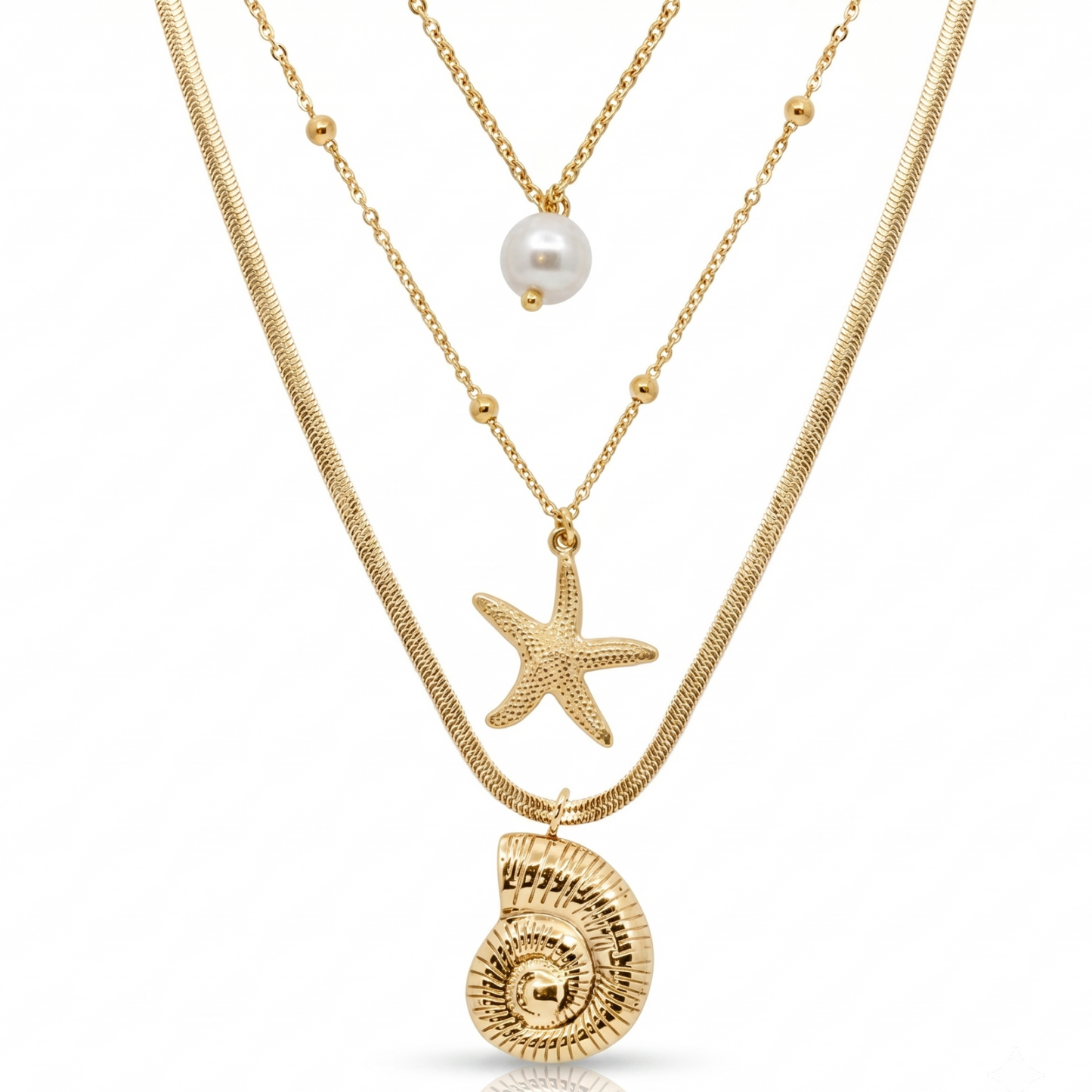Beach Babe 3 Piece Necklace Bundle