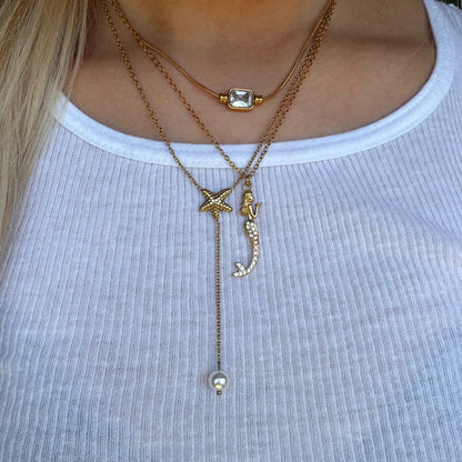 Coastal Mermaid 3 Piece Necklace Bundle