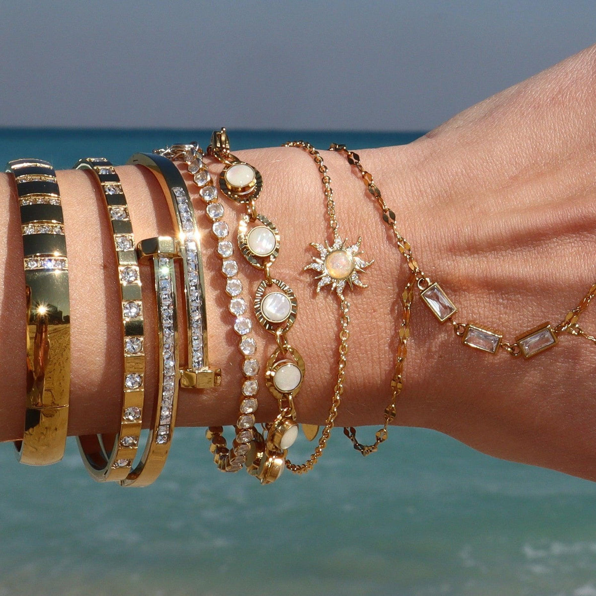 Radiant Row Bangle