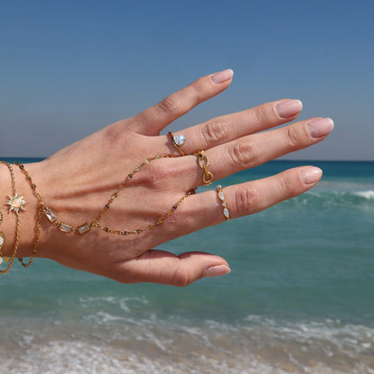 Golden Babe Hand Chain