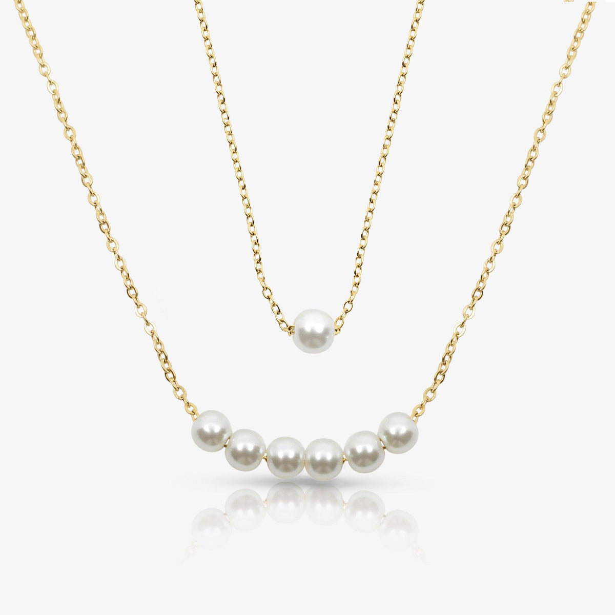 Opalina Pearl 2-Piece Necklace Set
