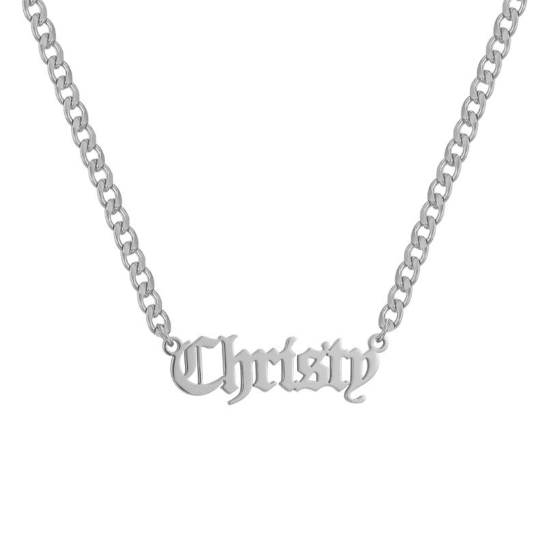 Custom/Personalized Nameplate Curb Necklace