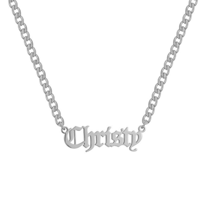 Custom/Personalized Nameplate Curb Necklace
