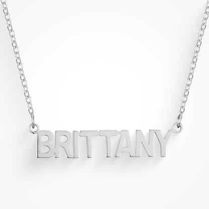 Custom/Personalized Nameplate Cable Necklace
