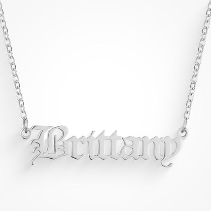 Custom/Personalized Nameplate Cable Necklace