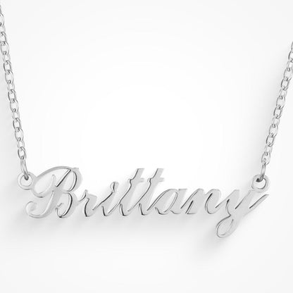 Custom/Personalized Nameplate Cable Necklace