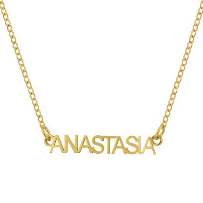 Custom/Personalized Nameplate Cable Necklace