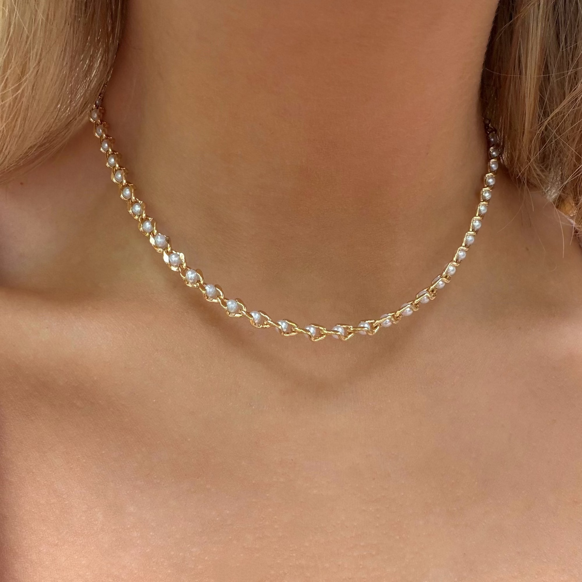 Dripping in Pearls Necklace